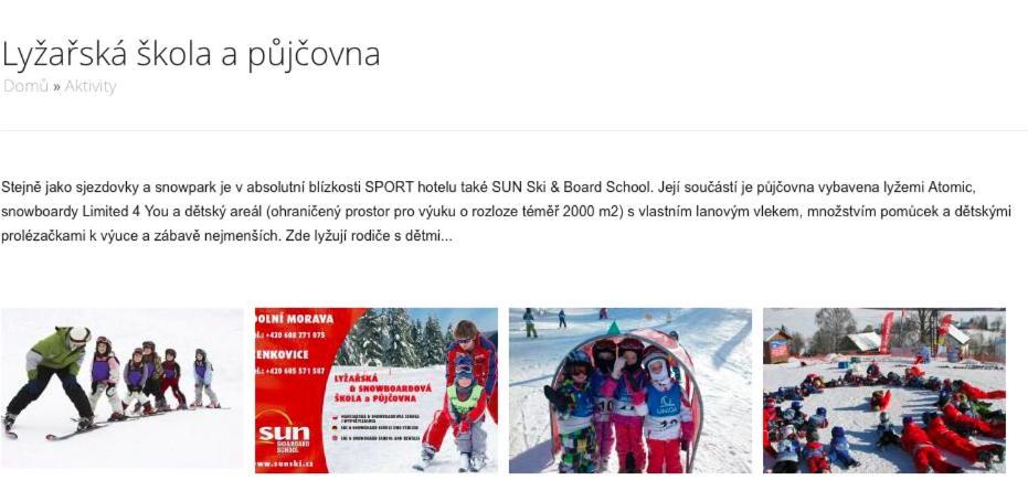 Sport Apartmán DM Dolní Morava Exteriér fotografie